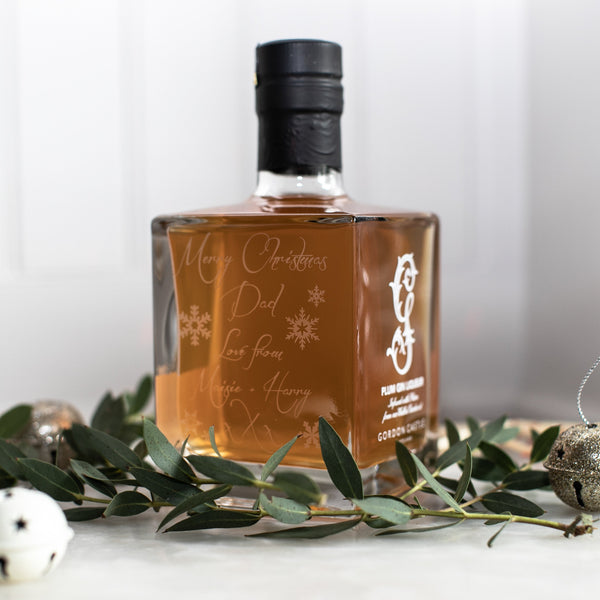 Personalised Plum Gin | Engraved Gin Bottle