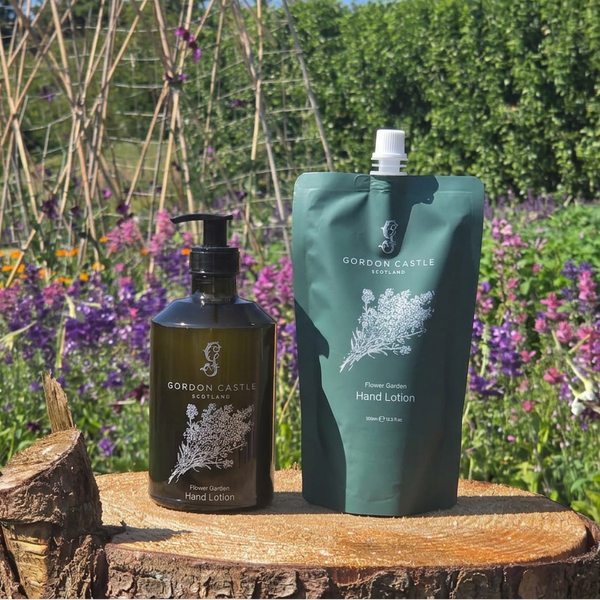 Flower Garden Hand Lotion Bottle For Life Refill - 350ml